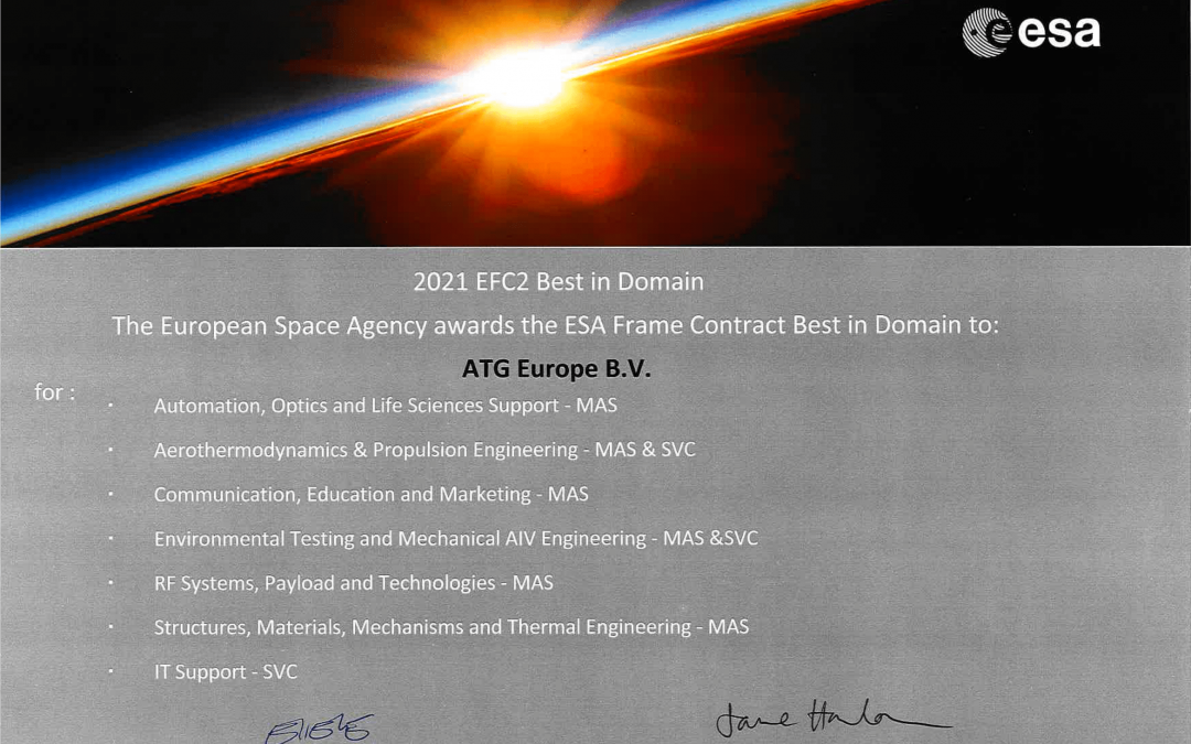 2021 EFC2 Best in Domain – 7 ESA Awards for ATG Europe