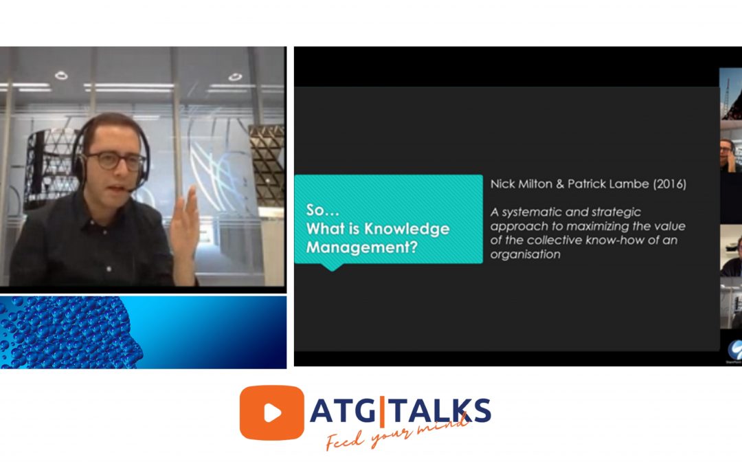 ATG Talk by Alfonso Fresneda: (Sharing) Knowledge means power