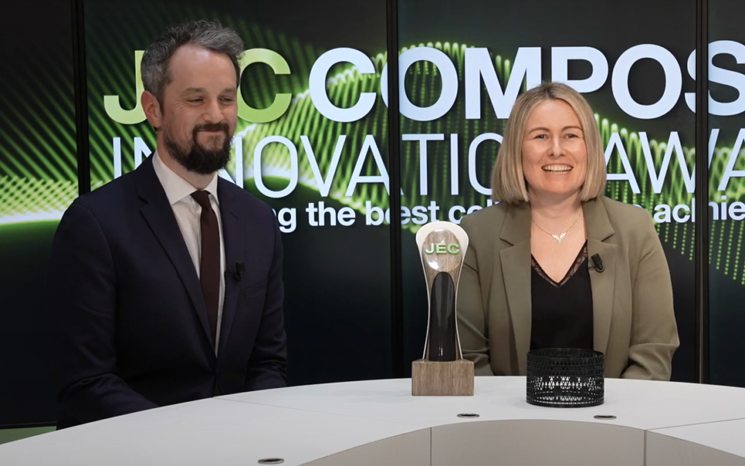 “The next step is to go to space” – Watch the interview of our success at the JEC Composites Innovation Awards